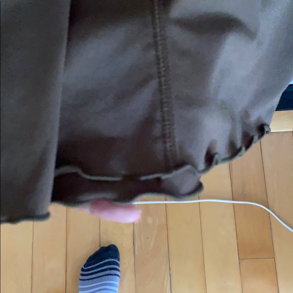 ARMY GREEN LONG BODYCON DRESS MINOR DAMAGE - Picture 6 of 7